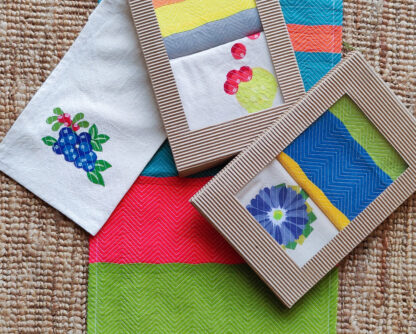 Calyz Blue Red Placemat Napkin Set - Image 5